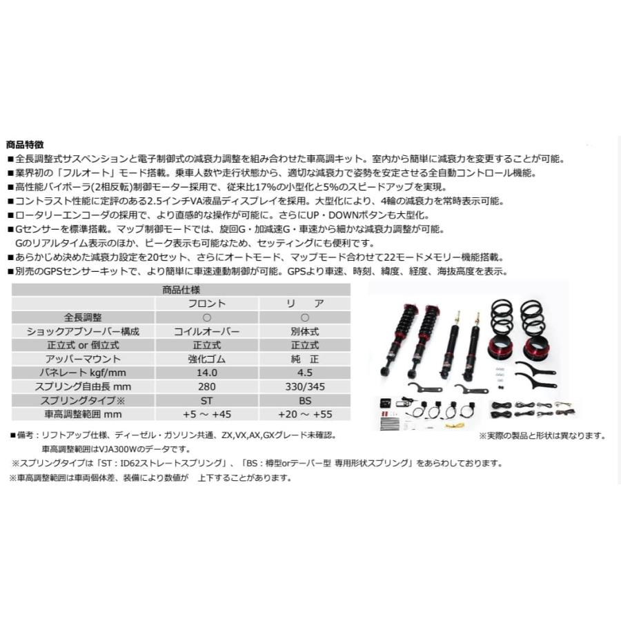 BLITZ（ブリッツ） ランドクルーザープラド FJA300W、VJA300W 車高調