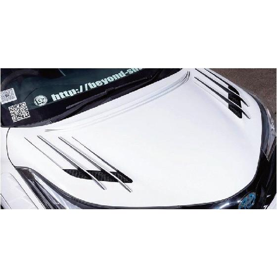 マック C-HR CHR ボンネット FRP＋FRPフィン 未塗装 mac BEYOND