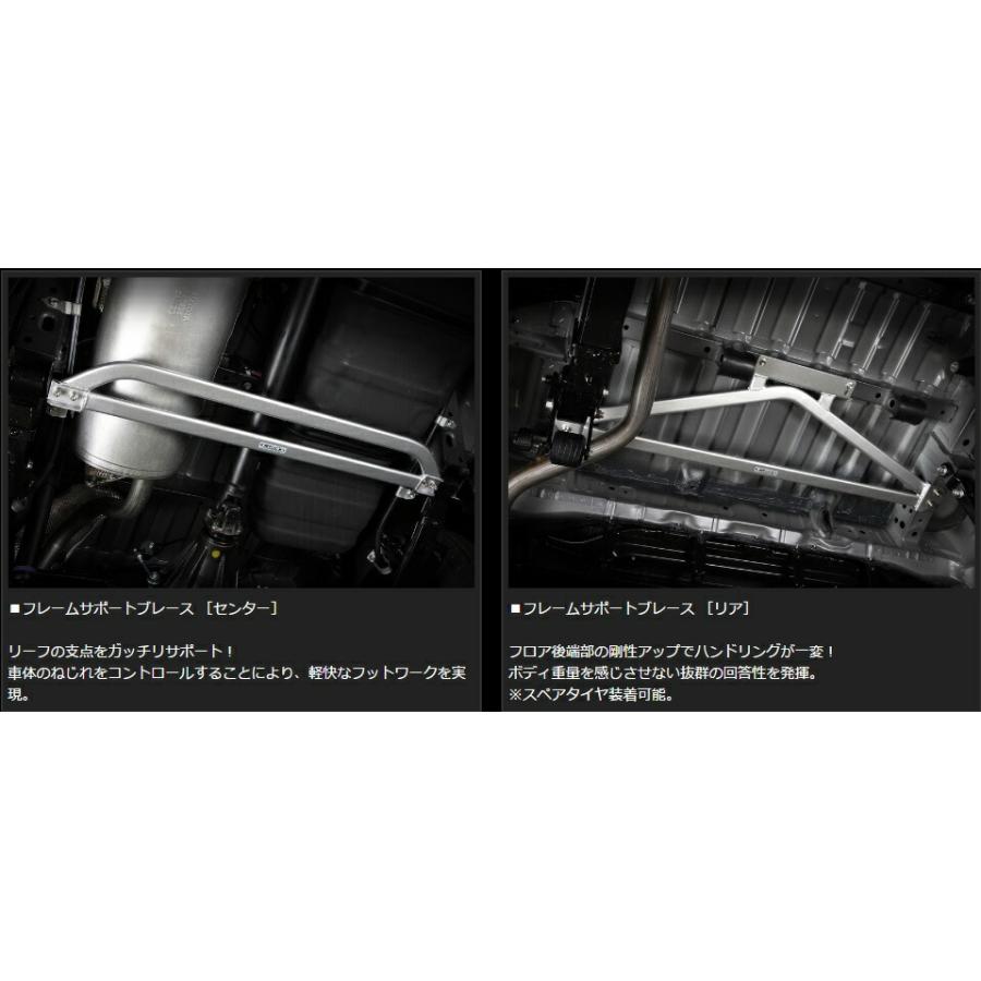 ムーンフェイス ハイエース KDH200系 フレームサポートセット 1台分フルセット OUBS2H MOONFACE Genb 玄武