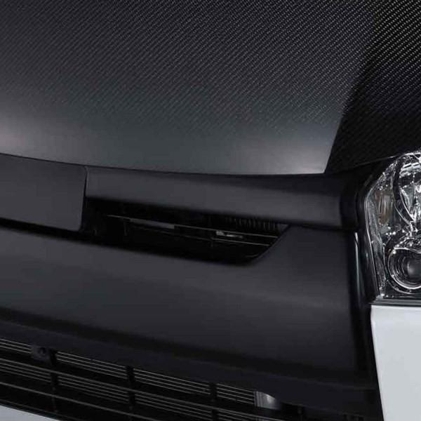 FEGGARI マットブラック フロントグリル FEGGARI（フェガーリ） ハイエース レジアスエース 200系 4.5型 5型 (4