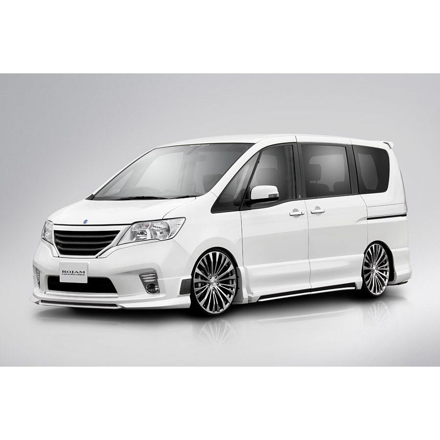 セレナ c26 ハイウェイスター　前期　フロントスポイラー　リップスポイラー IMPUL（インパル） セレナ C26 前期 ハイウェイスター フロントハーフ