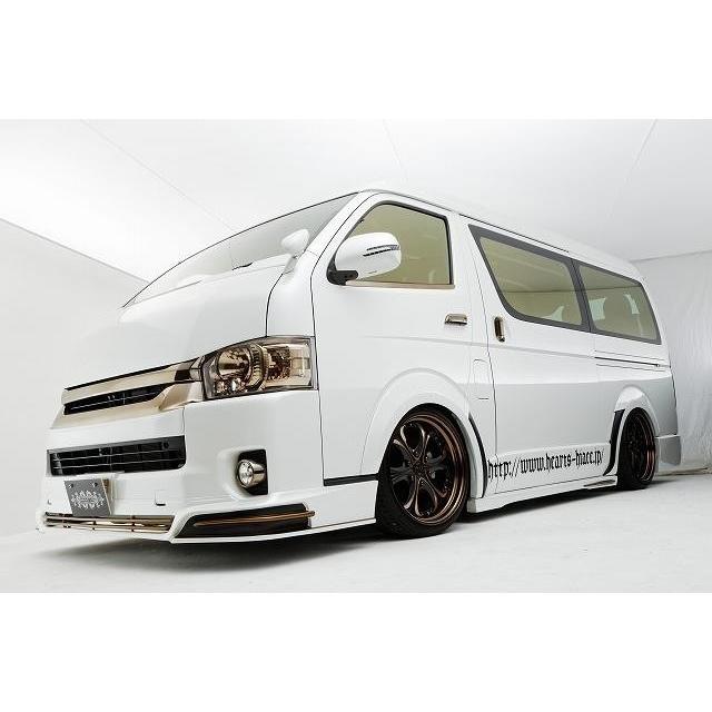 ハーツ ハイエース 200系 グリルアンダーパネル FRP 未塗装 AE-001 HEARTS 