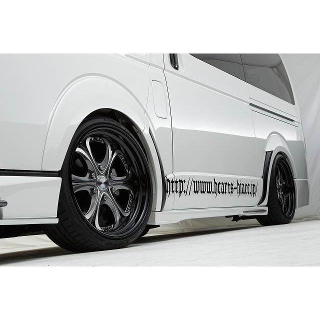 ハーツ ハイエース 200系 HTDオーバーフェンダー FRP 未塗装 AE