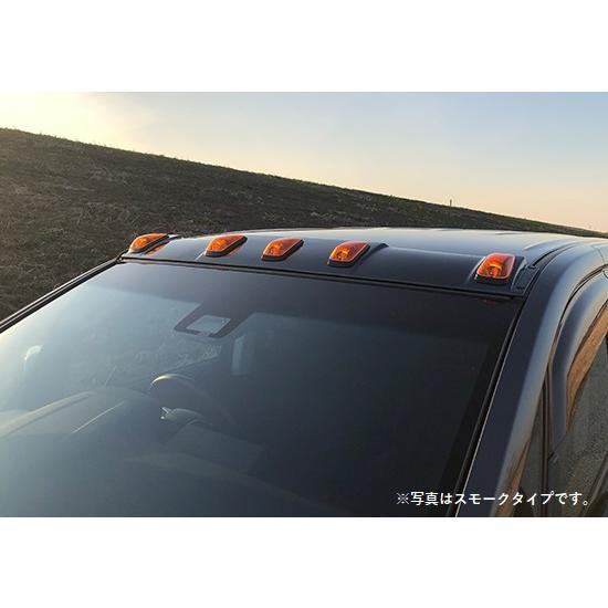 エルフォード デリカD5 ルーフマーカーランプ アンバータイプ FRP