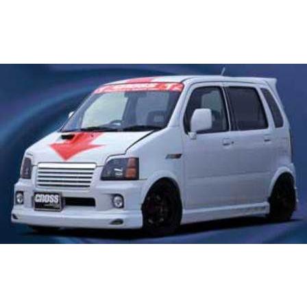 テイクオフ ワゴンR RR MC22S フロントリップスポイラー リップTYPE 未塗装 TAKE OFF CROSS クロス TAKE OFF テイクオフ CROSS アイライン ワゴンR RR MH21S⁄MH22S RRのみ