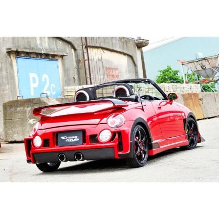 週末まで値下げコペン880用カーボンファイバー風 スリットデザインパーツワンオフ コペン880用 カーボンファイバー風 スリットデザインパーツ