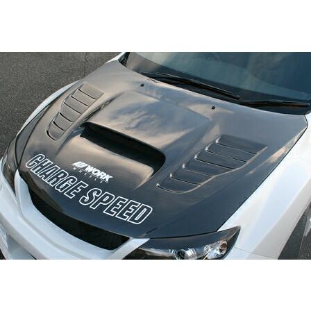 チャージスピード インプレッサ WRX GVB GVF ボンネット FRP 未塗装