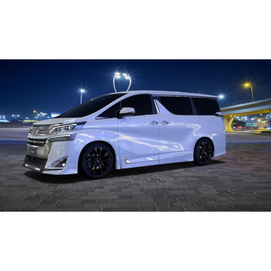 (未使用品) TRD サイドスカート 30 アルファード ヴェルファイア 後期 TRD ティーアールディー ヴェルファイア 標準ボディ 30系サイド