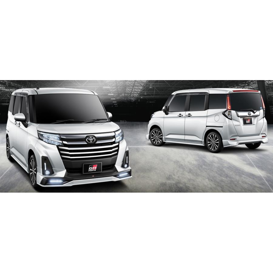 トヨタタンク ルーミー TRDサイドスカート ブラック