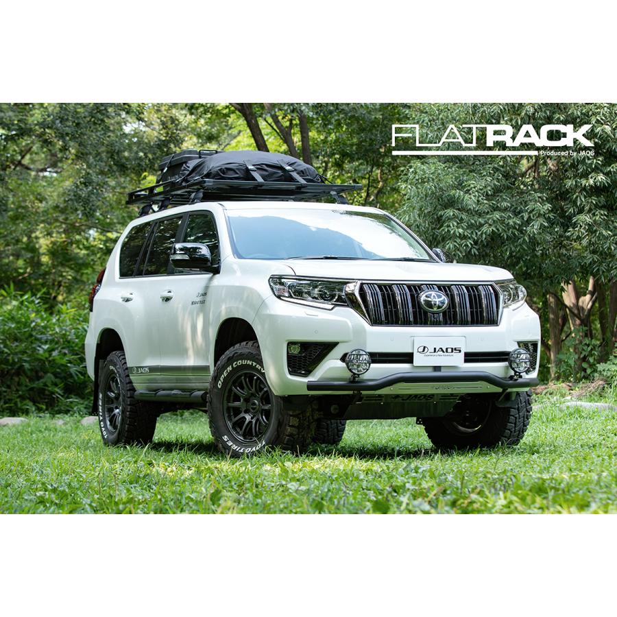 【極美品】 ジャオス ランドクルーザー ランクル プラド 150系 フラットラック 1250×1400 アルミ B412065NS JAOS 【IQY1518317859】(53702円)