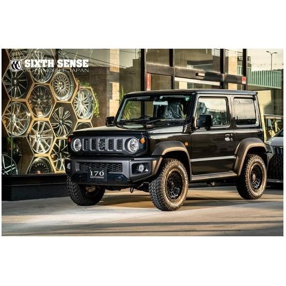 シックスセンス ジムニーシエラ JB74W 純正バンパー用フロントスキッド 
