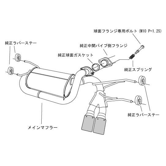 エッチケーエス ロードスター DBA-ND5RC マフラー KC-1 SUS304 32018-AZ010 HKS LEGAMAX Premium リーガマックスプレミアム