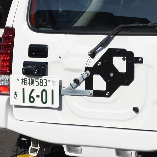 アピオ ジムニー JB23 純正スペアタイヤブラケット 移動プレート