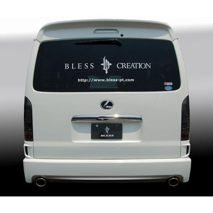 ハイエース200系 BLESS リアコーナーガーニッシュ ホワイト 新品 BLESSリアダクトコーナーパネル 200系ハイエース 【公式通販】