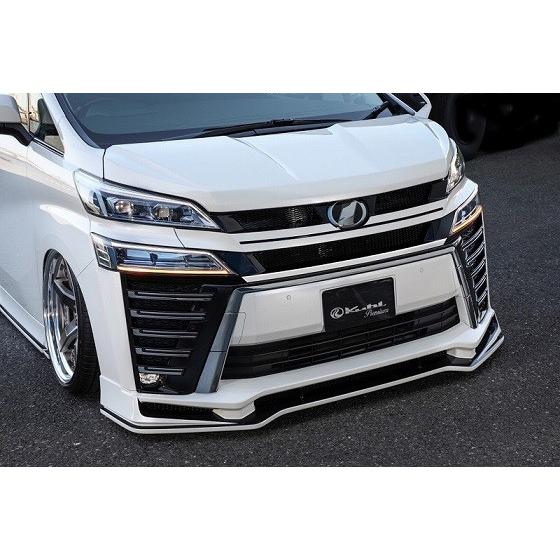 クールレーシング KUHL フロントコーナーカバー 30ヴェルファイア 黒塗装 クール レーシング ヴェルファイア 30系 後期 フロントコーナーカバー