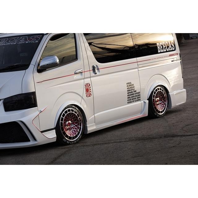 BEECAS ハイエース 200系 1 2 3 4型共通 標準車 ワイド車共通 オーバー