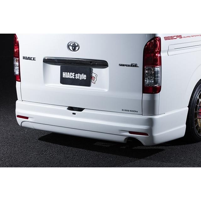 BEECAS ハイエース 200系 4型 標準車 リアバンパースポイラー 