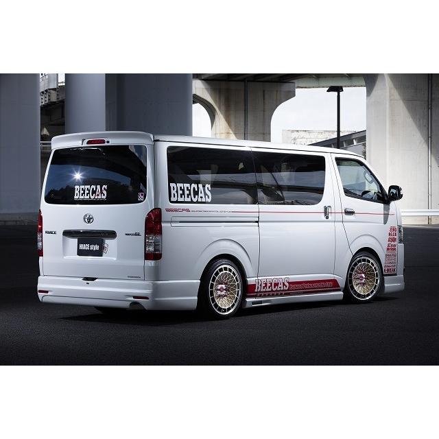 BEECAS ハイエース 200系 4型 標準車 リアバンパースポイラー 