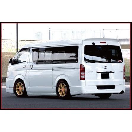 BEECAS ハイエース 200系 1 2型 ワイド車 リアバンパースポイラー