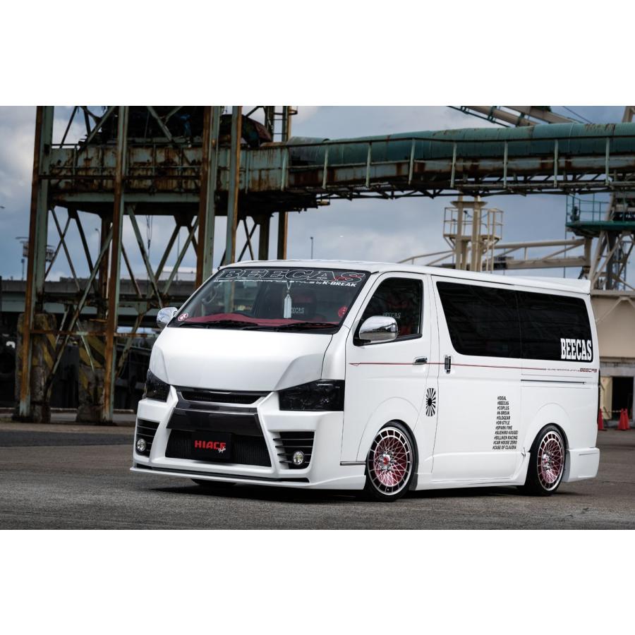 ハイエース　オーバーフェンダー　ビーキャスバージョン1 BEECAS ハイエース 200系 4型 標準車 オーバーフェンダー ver1