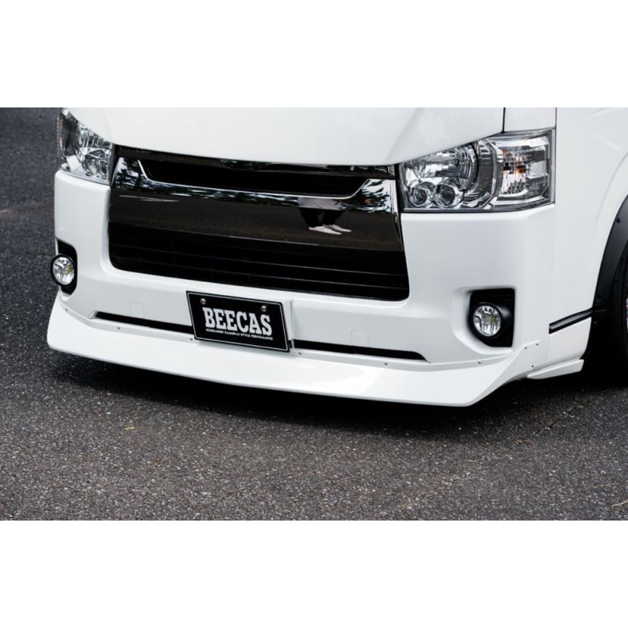 ハイエース200系　BEECAS チンスポ ビーキャス ハイエース 200系 4型 5型 チンスポ 未塗装 BEECAS