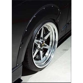 ハイエース 200系 4型 オーバーフェンダー 未塗装 SADカスタムジャパン