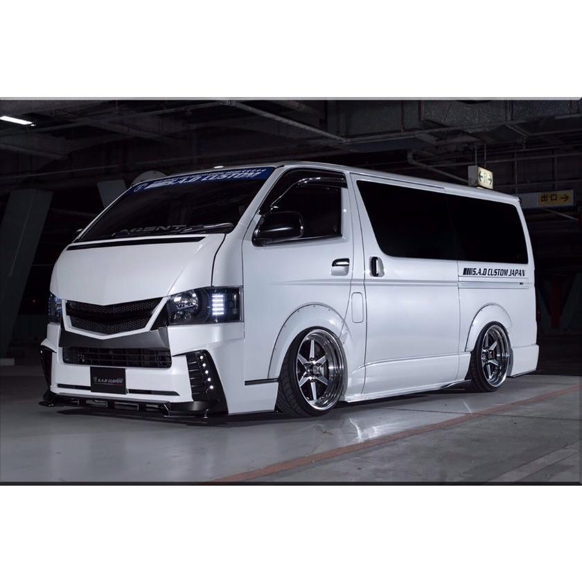 ★ 「日本未入荷」 CAR TUNED トヨタ ハイエース 200系 ★ ハイエース 200系 4型 3点セット キット 未塗装 SADカスタムジャパン