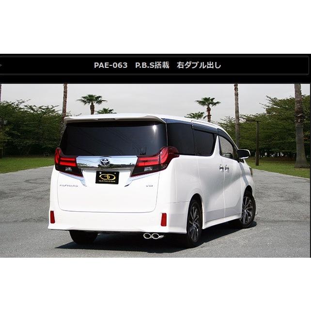 値引 ガナドール アルファード ヴェルファイア Dba Ggh30w マフラー 2wd専用 Pae 063 Ganador Pasion Evo パシオン エボ 最安 Regionmarket Store