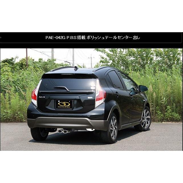ガナドール アクア DAA-NHP10 マフラー テール部のみチタニウム製 PAE