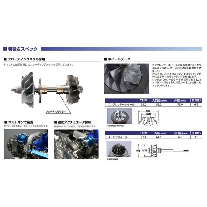 TOMEI POWERED 東名パワード インプレッサ GDB A型 B型 タービンキット
