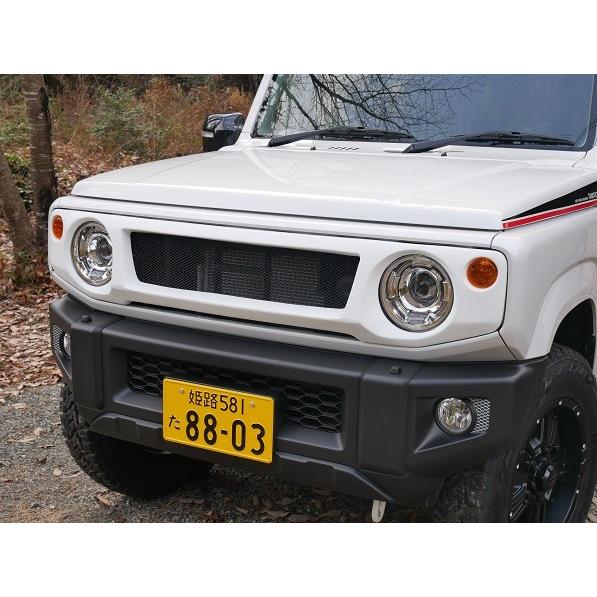 オフロードサービス タニグチ ジムニー ジムニーシエラ JB64 74 FRP フロントグリル 未塗装 OFF ROAD SERVICE TANIGUCHI｜horidashimono