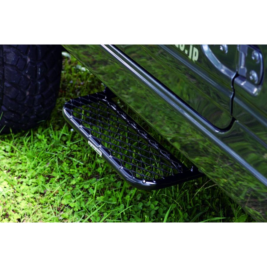 オフロードサービス タニグチ ジムニー SJ30 JA71 JA11 サイドステップ2 片側 黒塗装品 OFF ROAD SERVICE TANIGUCHI
