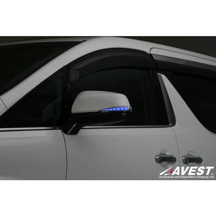 AVEST Vertical Arrow ヴェルファイア ヴェルファイアハイブリッド 30系 Type Zs LED 流れるドアミラーウィンカーレンズ オプションランプブルー AV-011-B