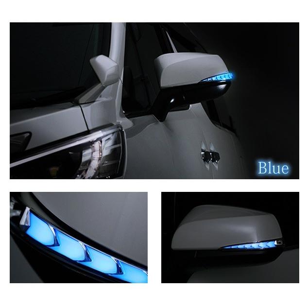AVEST Vertical Arrow ヴェルファイア ヴェルファイアハイブリッド 30系 Type Zs LED 流れるドアミラーウィンカーレンズ オプションランプブルー AV-011-Bの画像