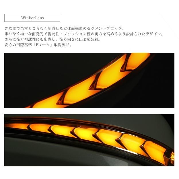 AVEST キャラバン NV350 E26 前期 流れる ドアミラーウインカーレンズ