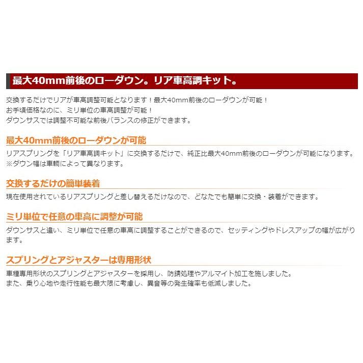 シュピーゲル ミラ L275S 車高調キット サスペンションキット リア用