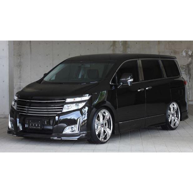 エムズスピード エルグランド E52 前期 2点セット マフラー4本出し用 未塗装 3082-s001 M'z SPEED GRACE LINE グレースライン