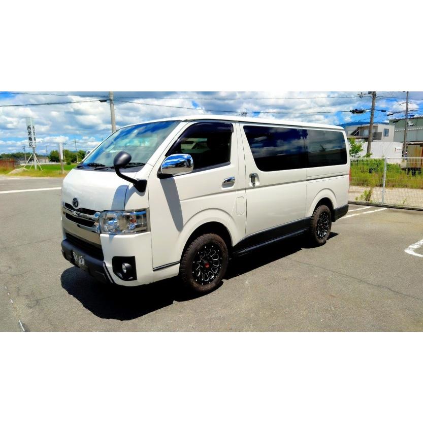 シルクロード ハイエース H200系 スプラッシュガード フォグベゼル ABS 