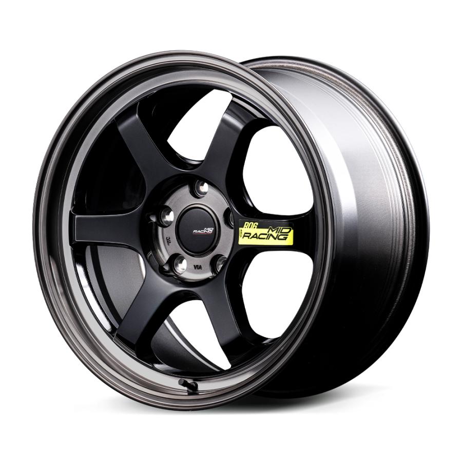 マルカサービス 18インチ 5H100 8.5J+45 5穴 R06 ホイール 4本 