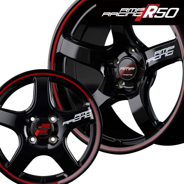 MID R50ホイール16インチ4本セット 6J×16+43 4/100 MID RACING R50 ホイール 16インチ 4H100 6J+43 4本 ブラック リム