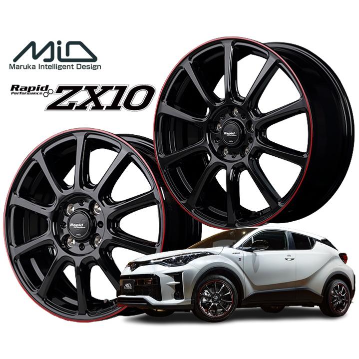 マルカサービス MID Rapid Performance ZX10 ホイール 17インチ 5H100