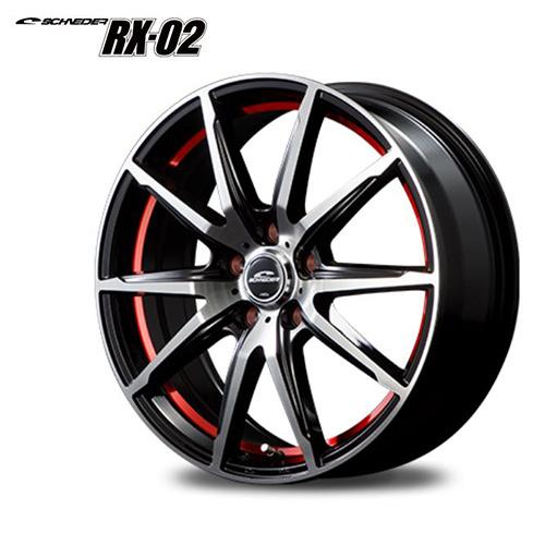 マルカサービス 16インチ 4H100 6.0J 6J+42 4穴 ホイール 4本 ブラック