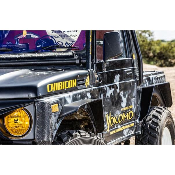 ジムニー JA11 ワイドフェンダー (110mm) FRP製品 黒ゲルコート仕上げ 