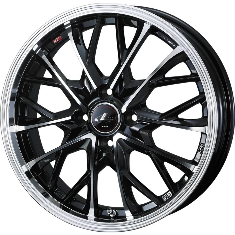 ウェッズ　レオニスLV PBMC 16インチ　6J 4H100 +50 4本 WEDS 即納 アウトレット品 ウェッズ レオニス AR 16インチ 4H100