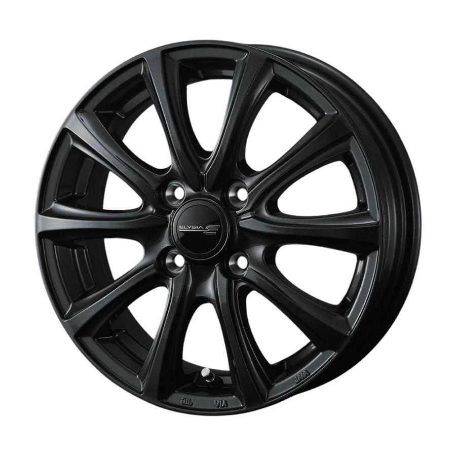 WEDS（ウェッズ） 15インチ 4H100 4.5J+45 4穴 エリシア ホイール 4本