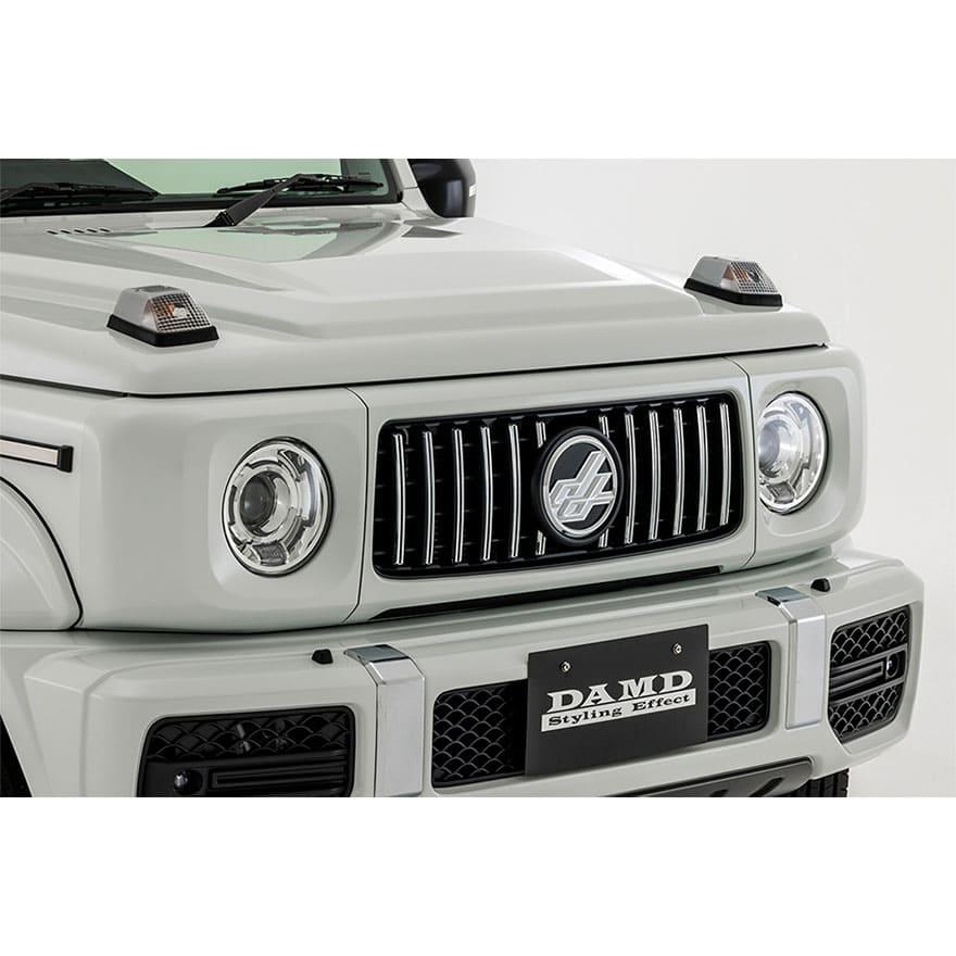 ジムニーシエラJB74フロントグリルDAMD little G. ADVANCE ダムド ジムニー シエラ JB74 フロントグリル? 未塗装 DAMD little G