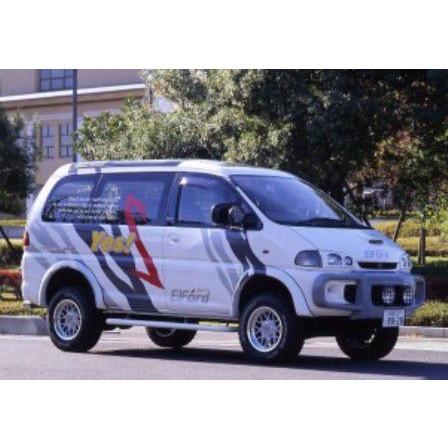 エルフォード デリカスペースギア 前期 オーバーフェンダー FRP 未塗装 Elford