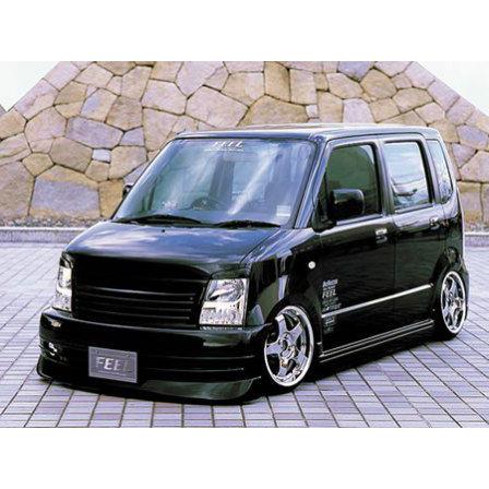 FEEL フィール ワゴンR MH21/22S フロントバンパーグリル一体型 未塗装 