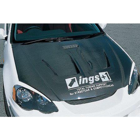 イングス インテグラ DC5 前期 ボンネット カーボン ings N-SPEC エヌ
