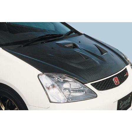 EP3用 AEROWORKZ FRP製ボンネット イングス シビック EP3 ボンネット FRP 未塗装 ings N-SPEC エヌ